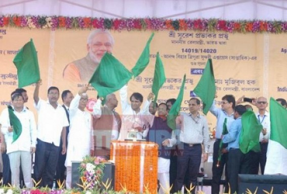CPI-M's  'Poll-vault' over BG Railway expansion in Tripura : Modi Govt's infrastructure development across NE rattles Manik Sarkar Govt, Communists claim credit for Railways 
